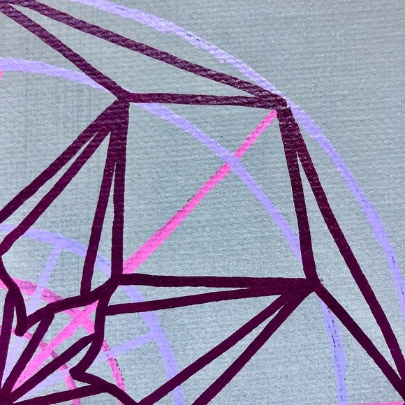 Handmade Acrylic Mandala Painting Art